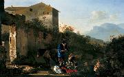 PYNACKER, Adam Landscape with Goatherd oil painting